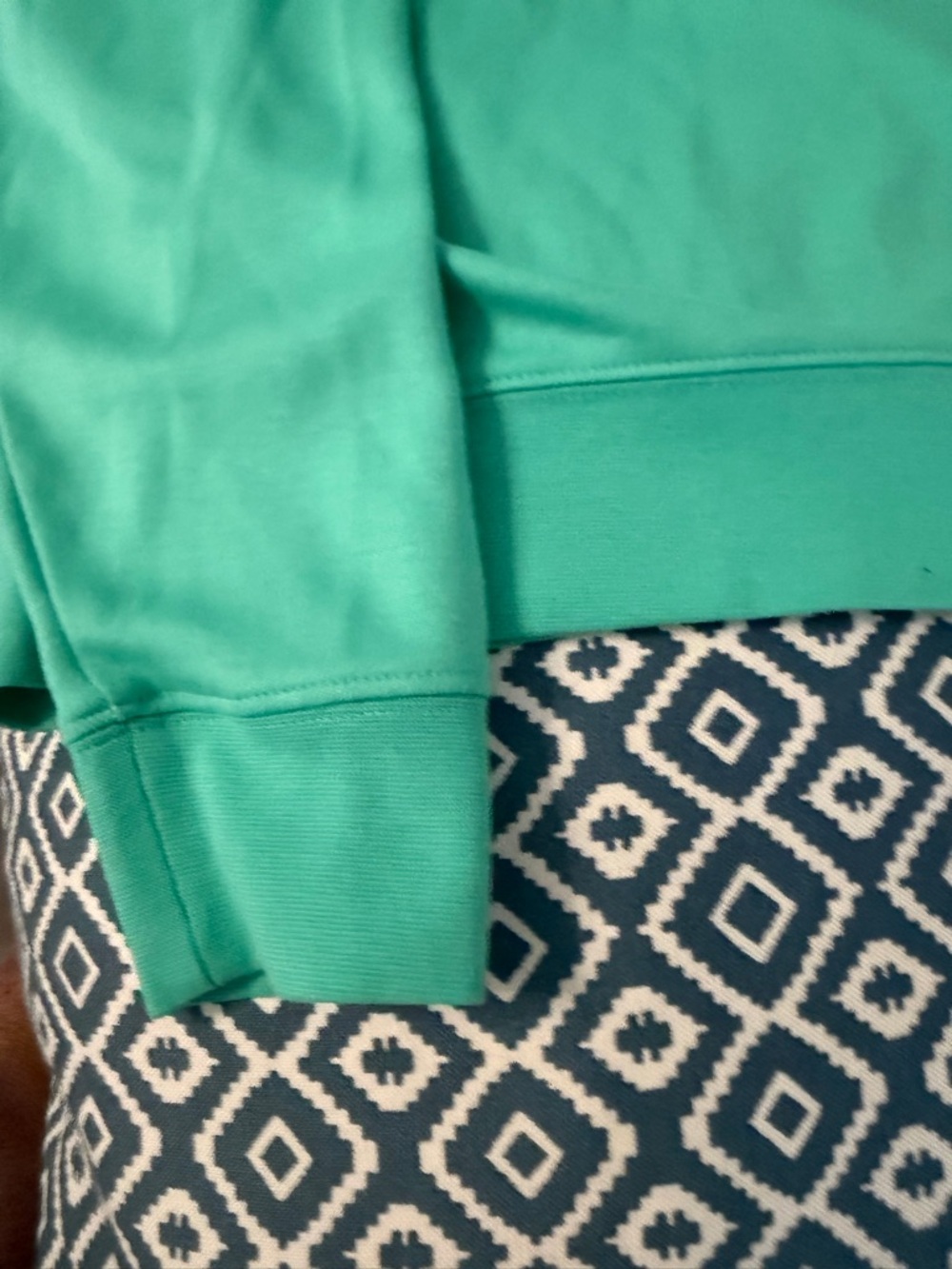Vineyard Vines Teal/Turquoise Quarter-Zip Pullover - Picture 7 of 7